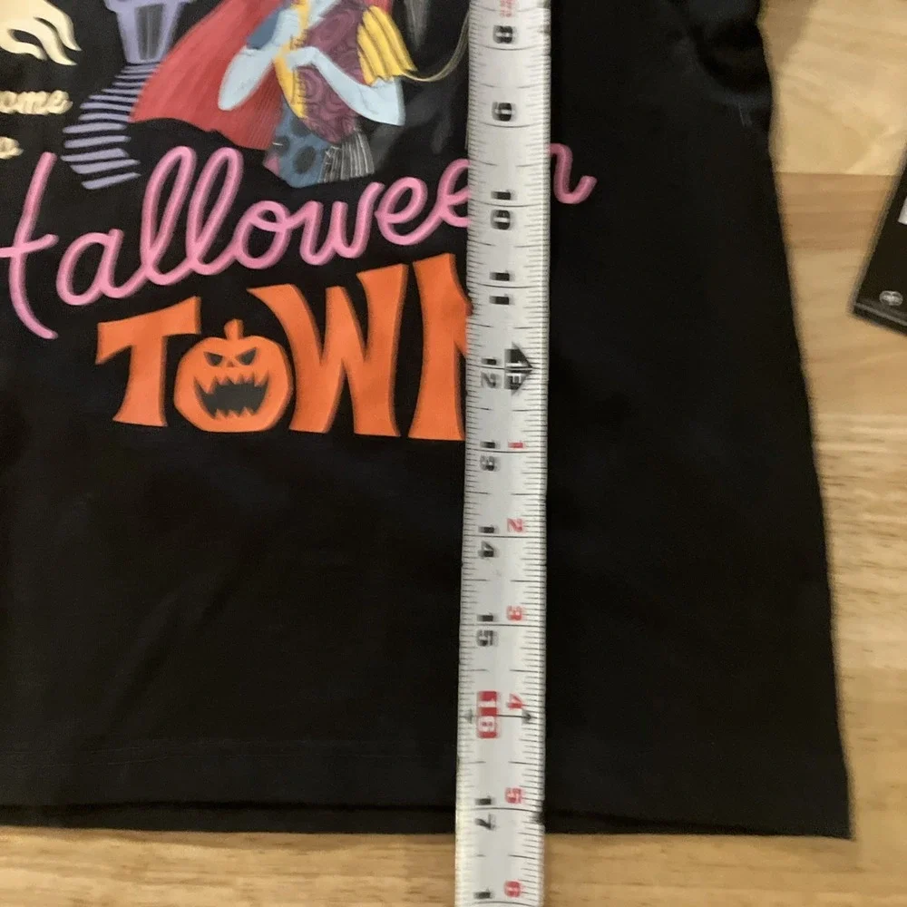 Welcome To Halloween Town T Shirt Nightmare Before Christmas Kids 5/6 Tim Burton